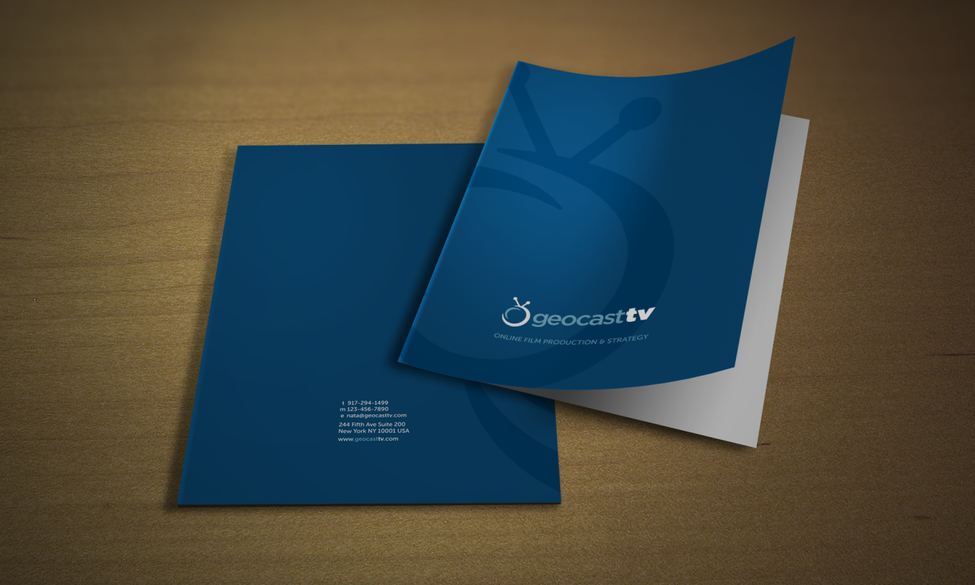 Stationery Design by HYPdesign for Geocast TV | Design #2528846