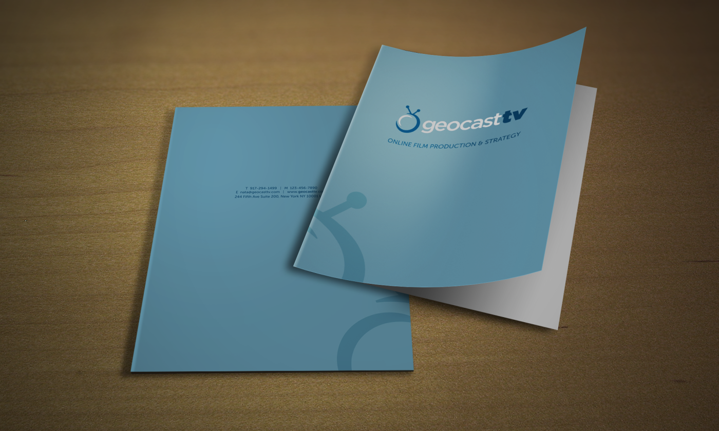 Stationery Design by HYPdesign for Geocast TV | Design #2528859