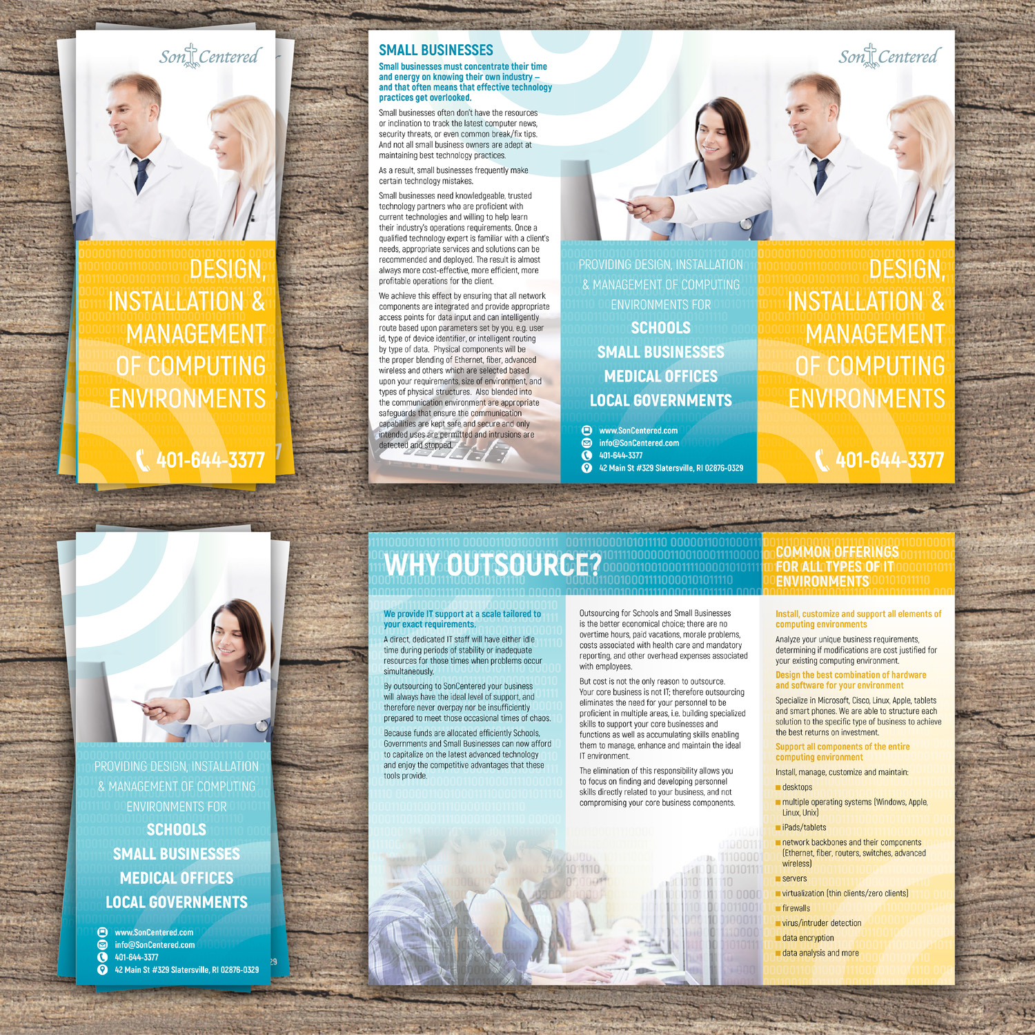 Design de Brochure par Katyas Art and Design pour SonCentered, LLC | Design #14368034