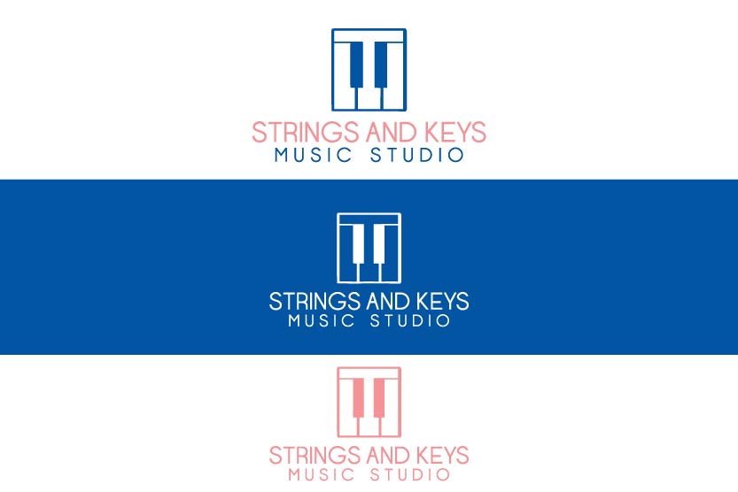 Modern, Elegant, Business Logo Design for Strings and Keys Music Studio by abstraxt Design