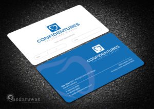 Business card for denture clinic Confidentures | Business Card Design by Sandaruwan