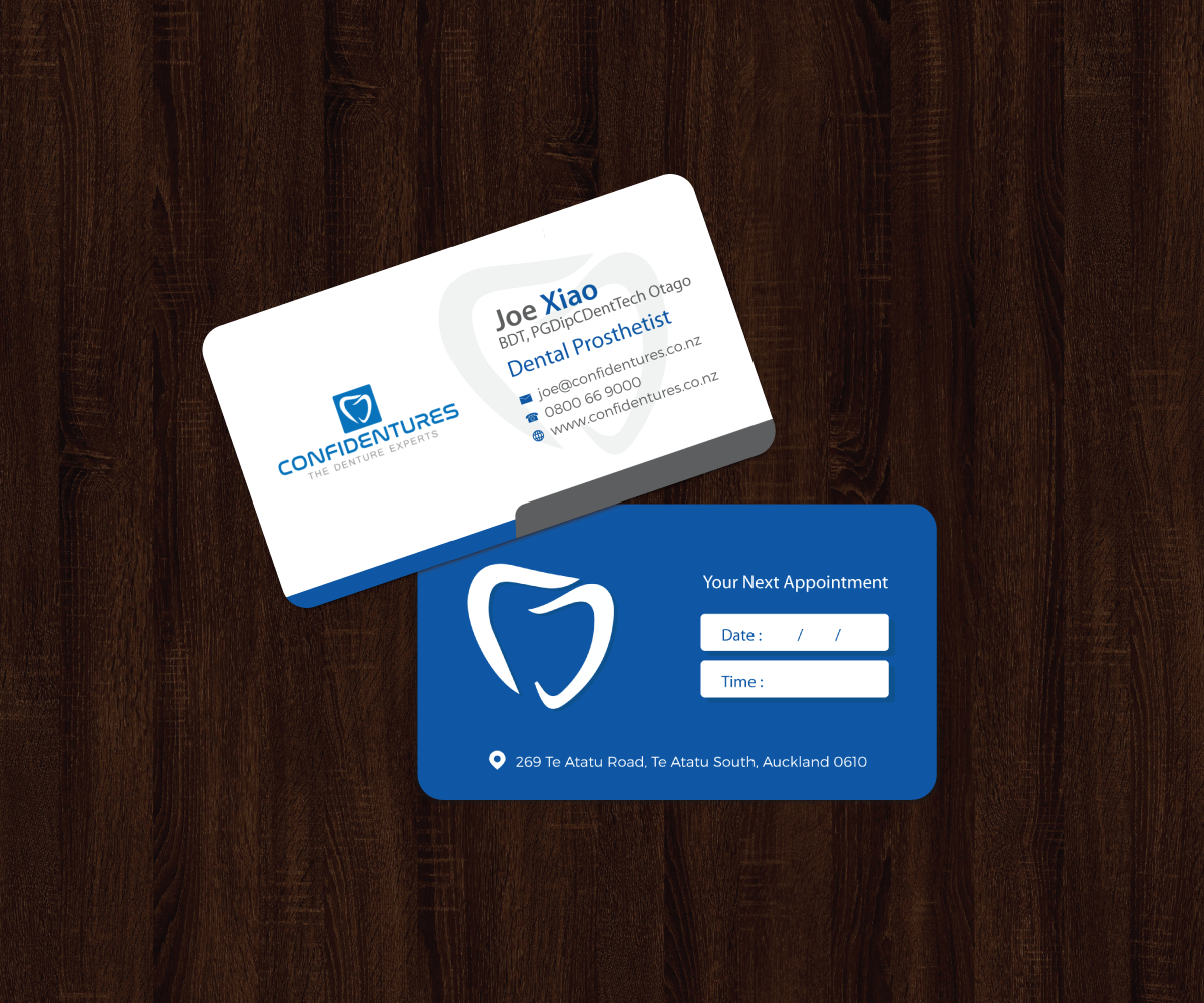 Business Card Design by JK18 for Confidentures | Design #14319685