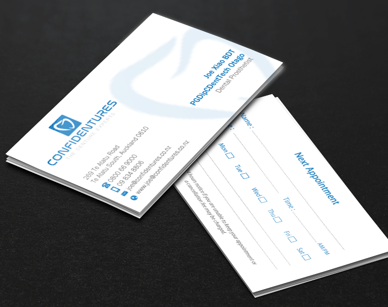 Business Card Design by Brand aid for Confidentures | Design #14321678