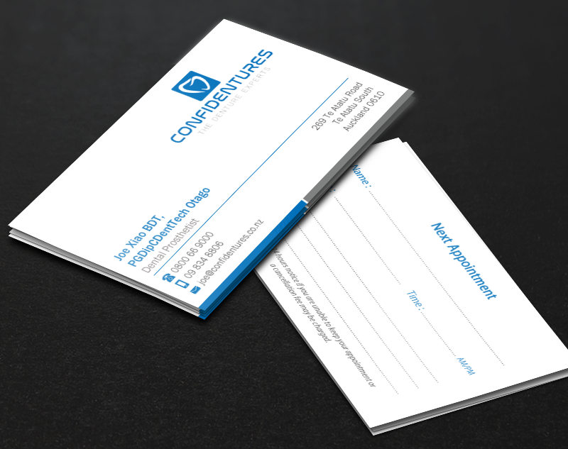 Business Card Design by Brand aid for Confidentures | Design #14321679