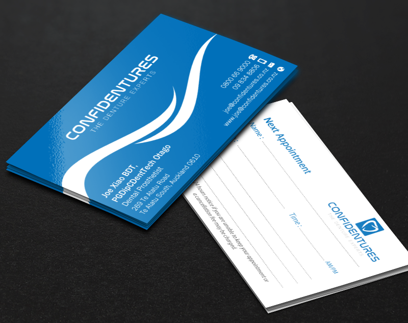 Business Card Design by Brand aid for Confidentures | Design #14321683