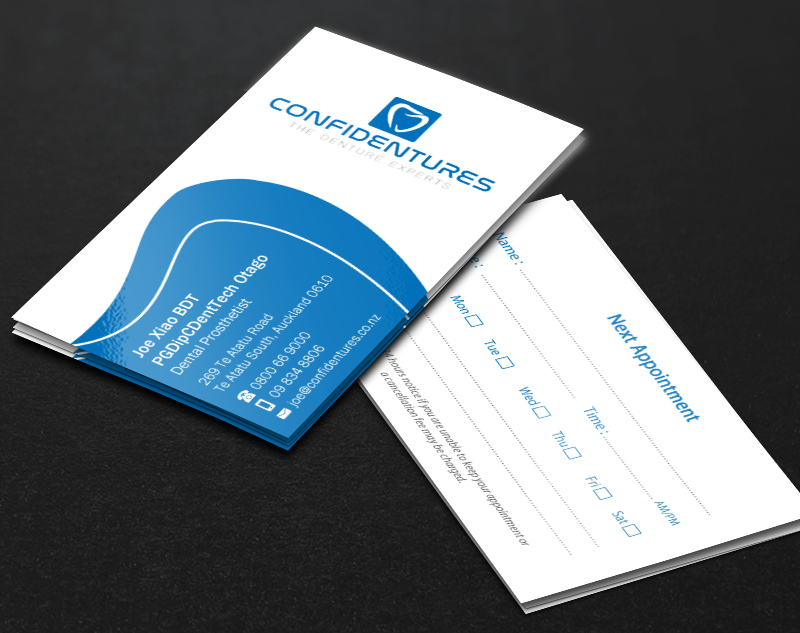 Business Card Design by Brand aid for Confidentures | Design #14321687