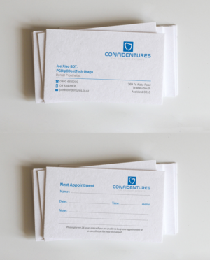 Business Card Design by Brand aid for Confidentures | Design: #14321694