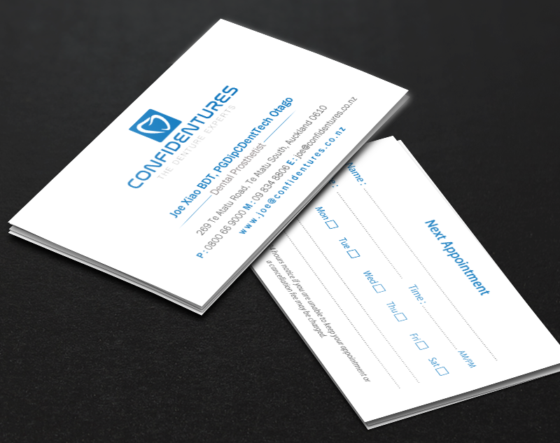 Business Card Design by Brand aid for Confidentures | Design #14321700