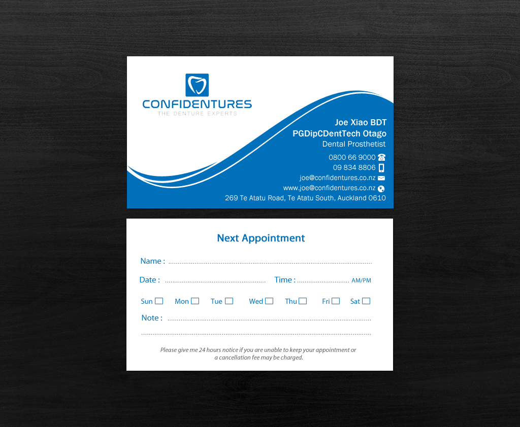 Business Card Design by Brand aid for Confidentures | Design #14321703