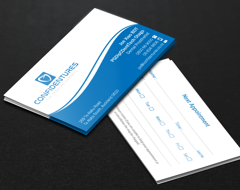 Business Card Design by Brand aid for Confidentures | Design #14321704