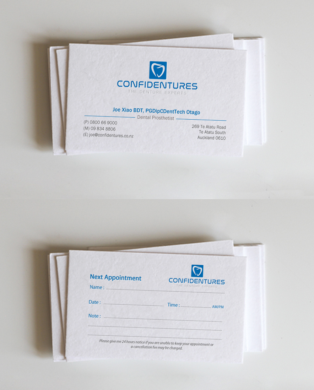 Business Card Design by Brand aid for Confidentures | Design #14321705
