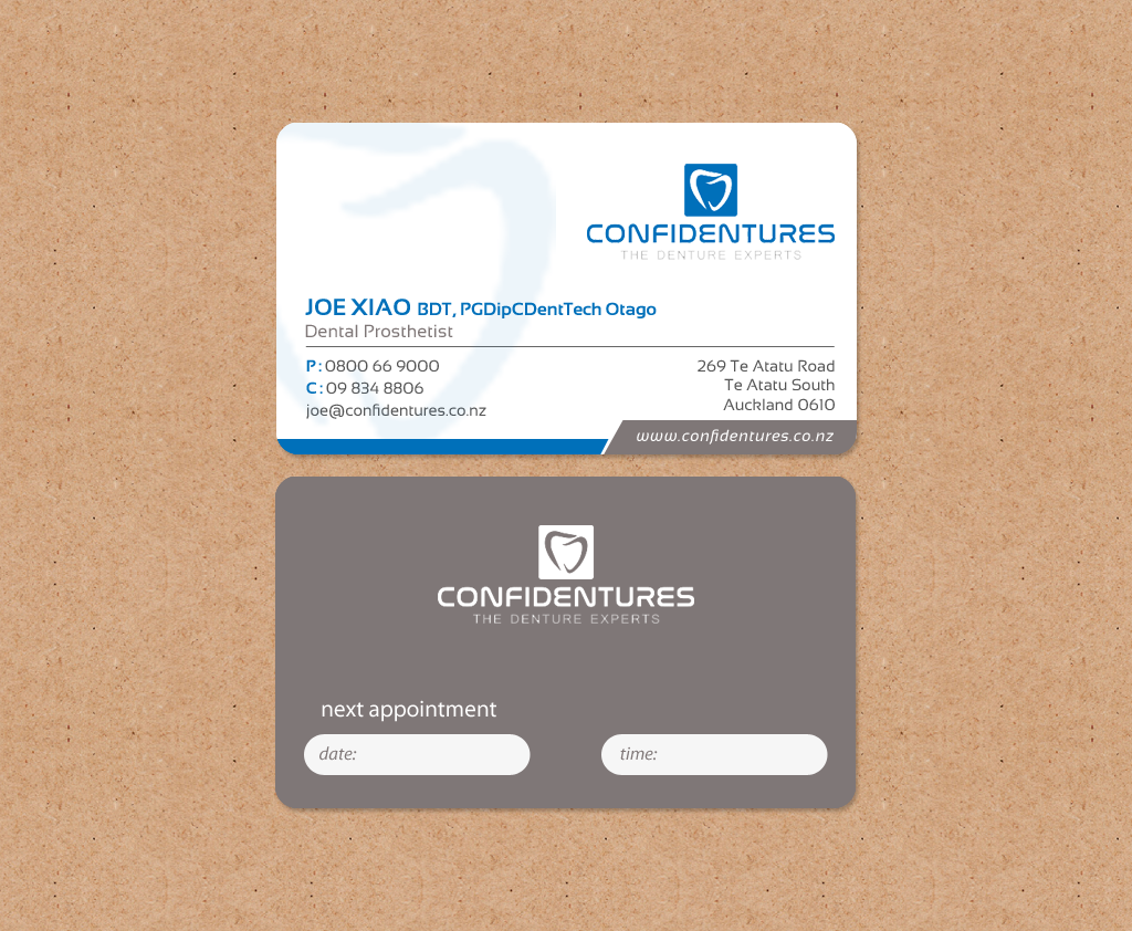 Design de Carte de Visite par chandrayaan.creative pour Confidentures | Design #14331894