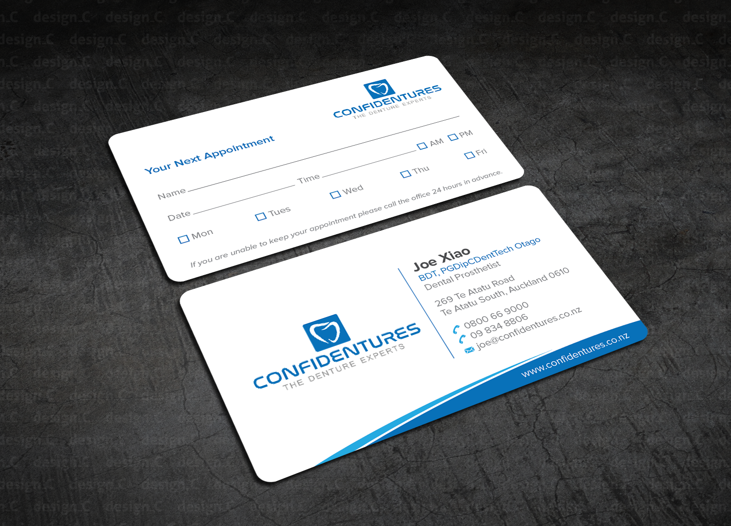 Business Card Design by design_C. for Confidentures | Design #14366639