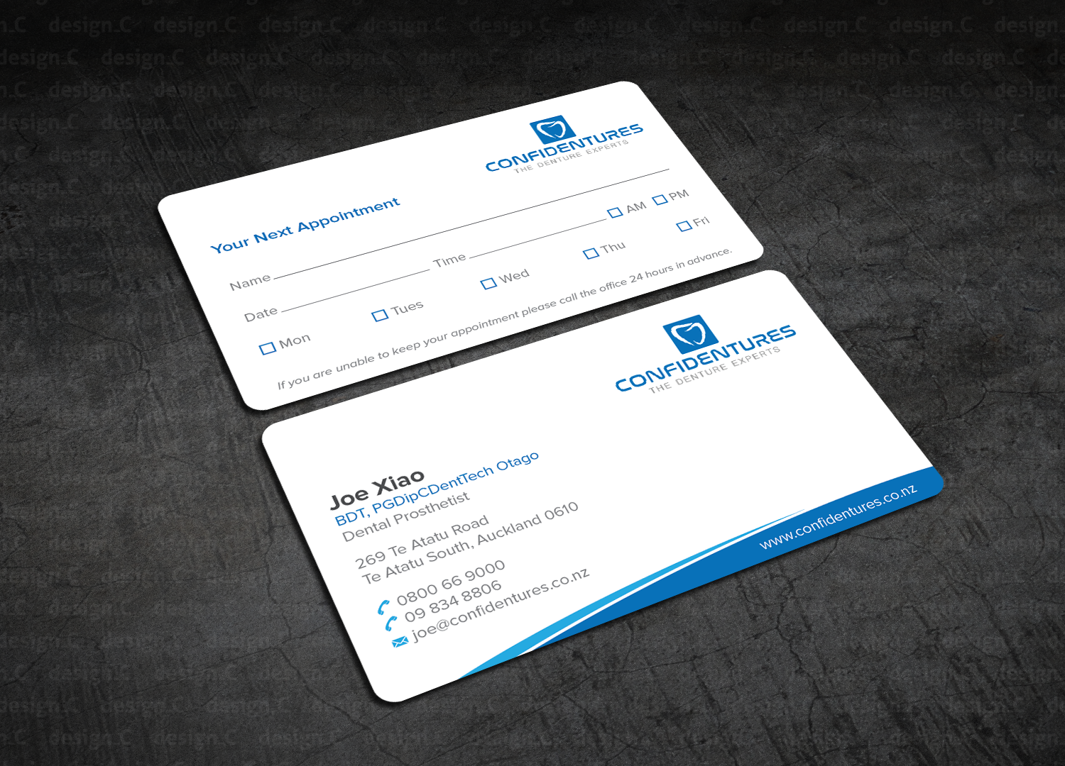 Business Card Design by design_C. for Confidentures | Design #14366642