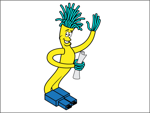 Mascot Design by Humble Gallery for FiberCablesDirect.com | Design #556683