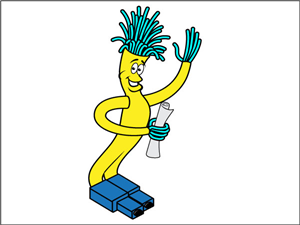 Mascot Design by Humble Gallery for FiberCablesDirect.com | Design: #556683