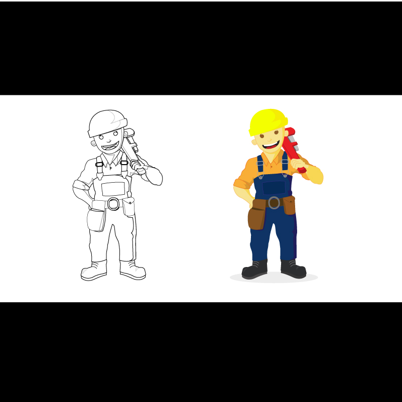 Mascot Design by Porky Creative Studio for FiberCablesDirect.com | Design #558612