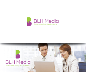 BLH Media | Communicating, by all means | Logo Design by nandkumar