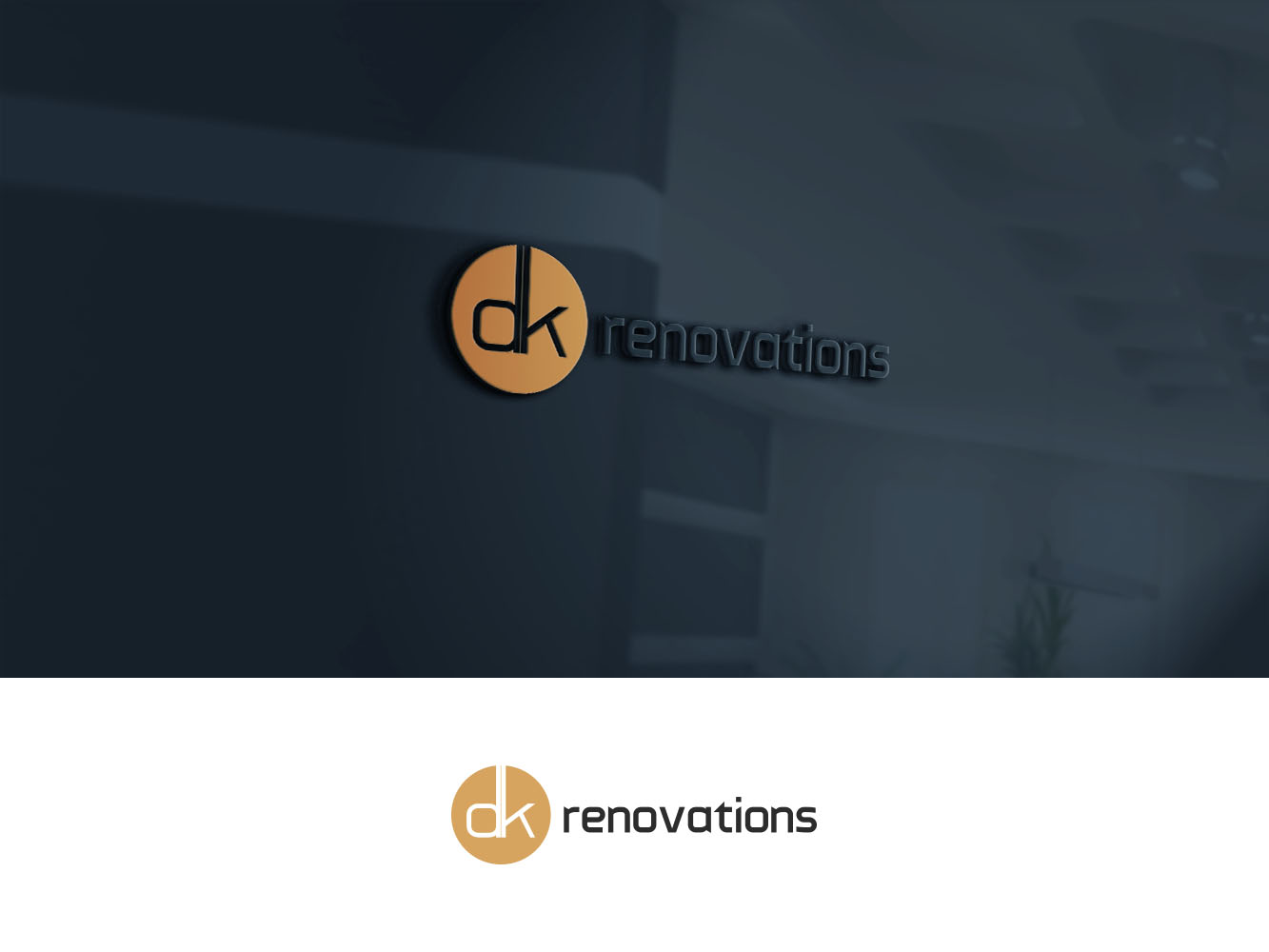 Logo Design by Verified artistry (Design garden) for DK renovations | Design #14433712