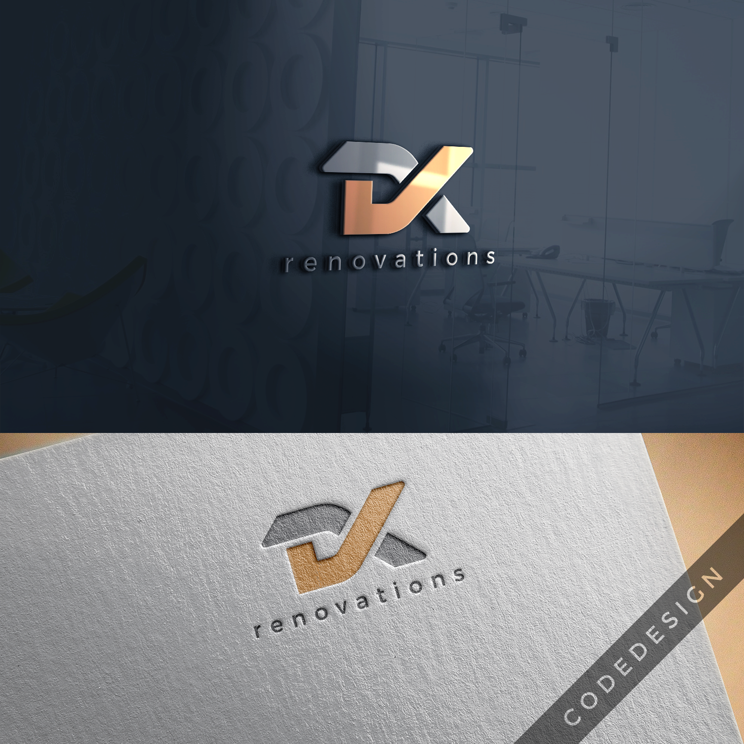 Logo Design by Decos Studio for DK renovations | Design #14336157