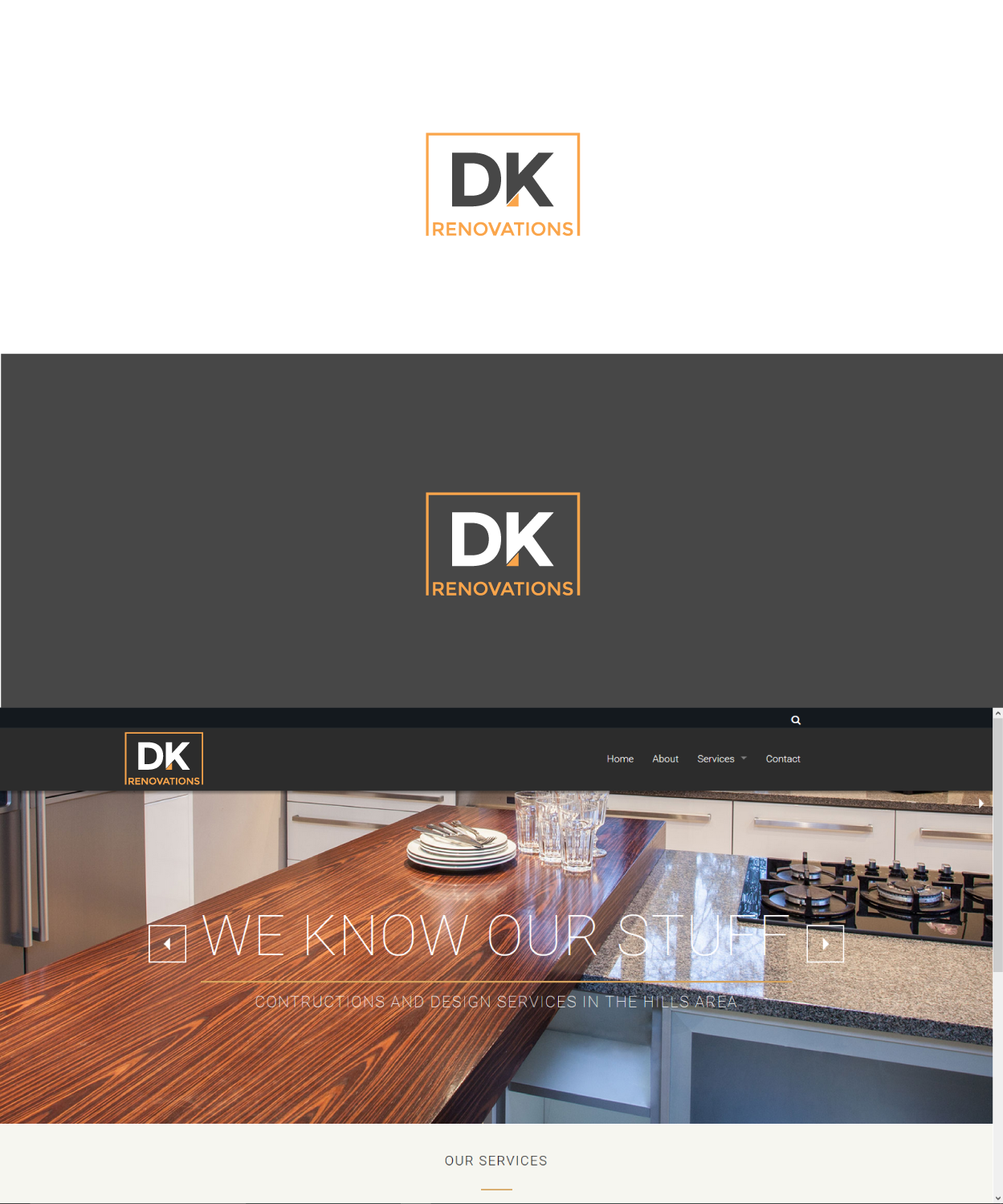Logo Design by A2I for DK renovations | Design #14336058