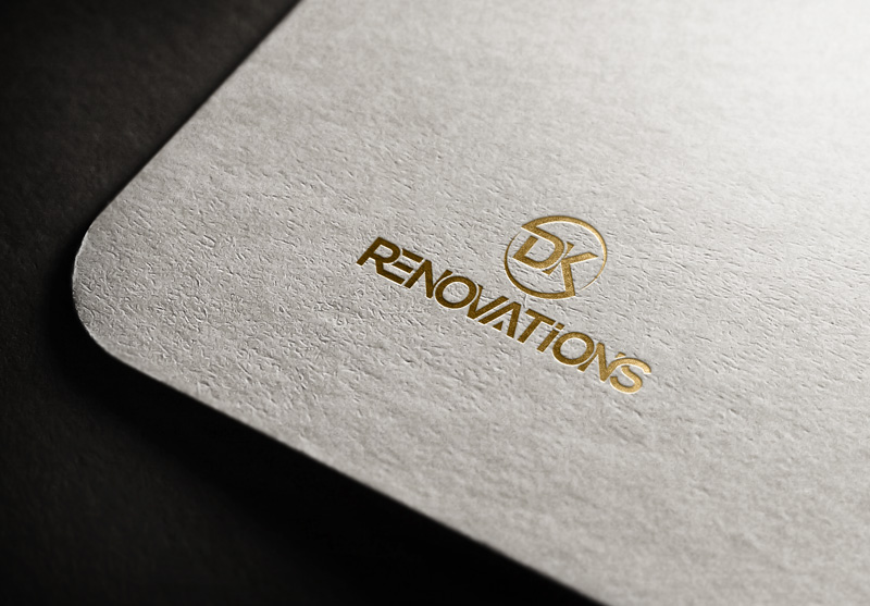 Logo Design by armanmajumder1 for DK renovations | Design #14336365