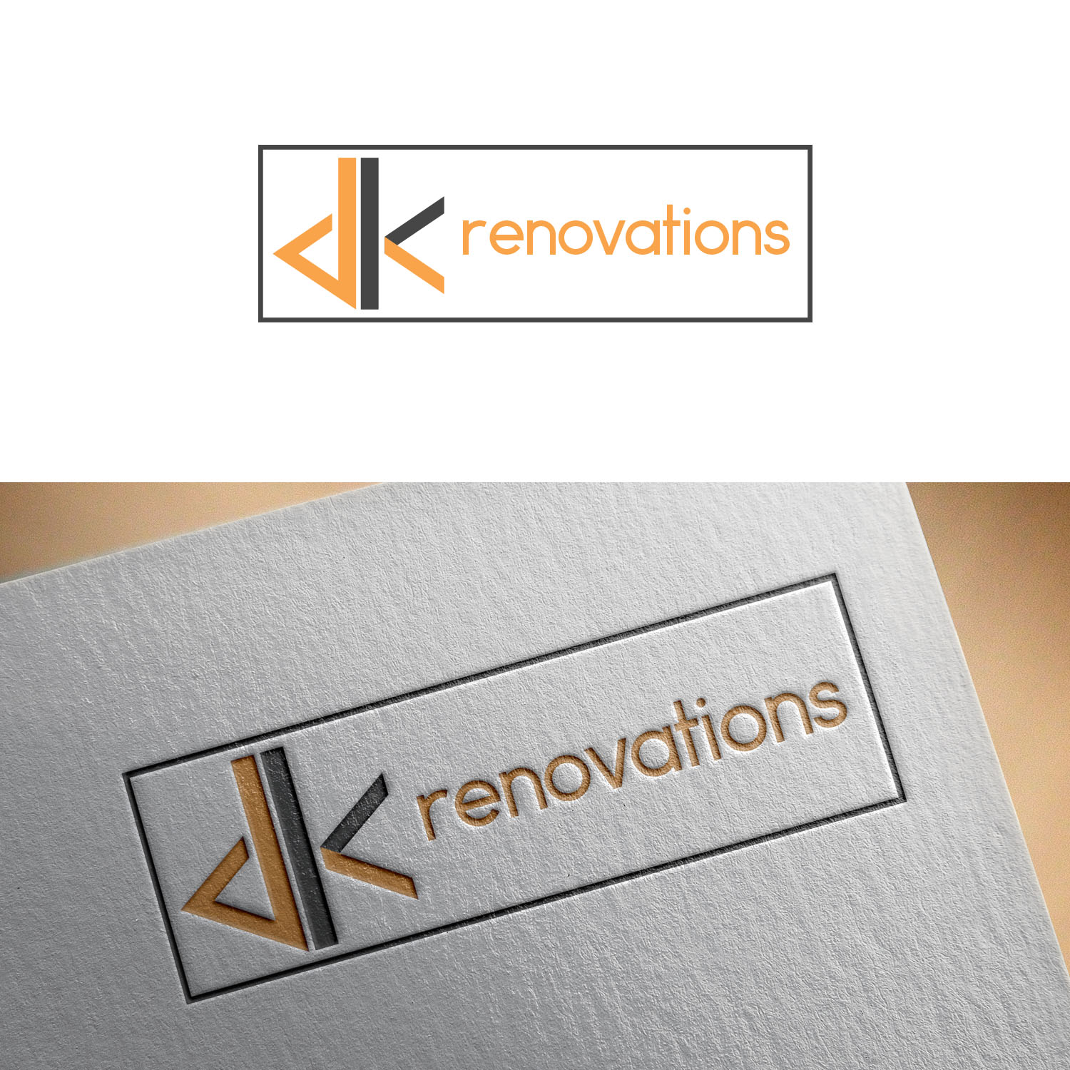 Logo Design by likoblink154 for DK renovations | Design #14361908