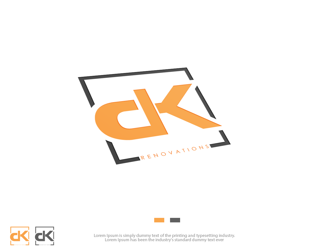 Logo Design by groomfox for DK renovations | Design #14333916