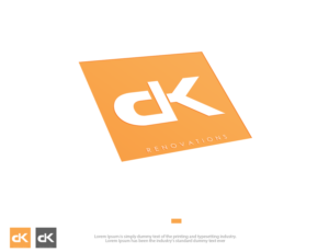 Logo Design by groomfox for DK renovations | Design: #14333920
