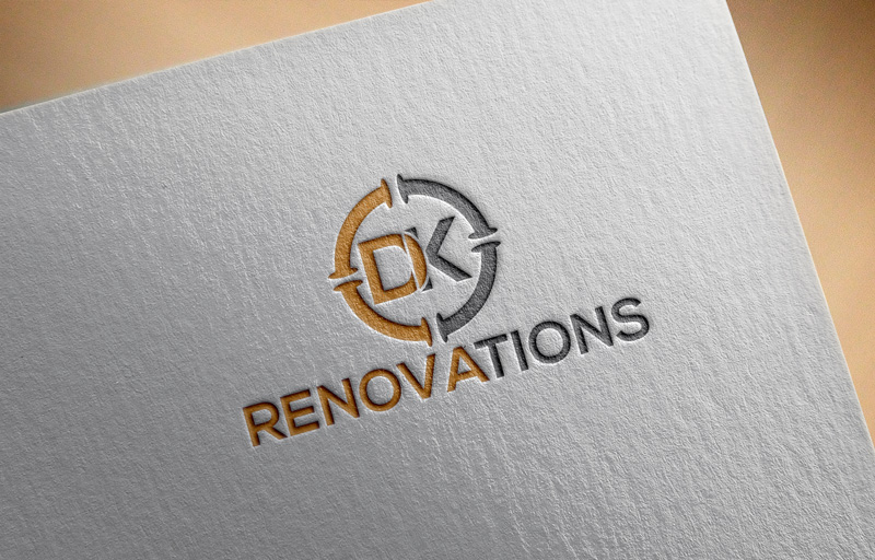 Logo Design by mojibur1993 for DK renovations | Design #14339531