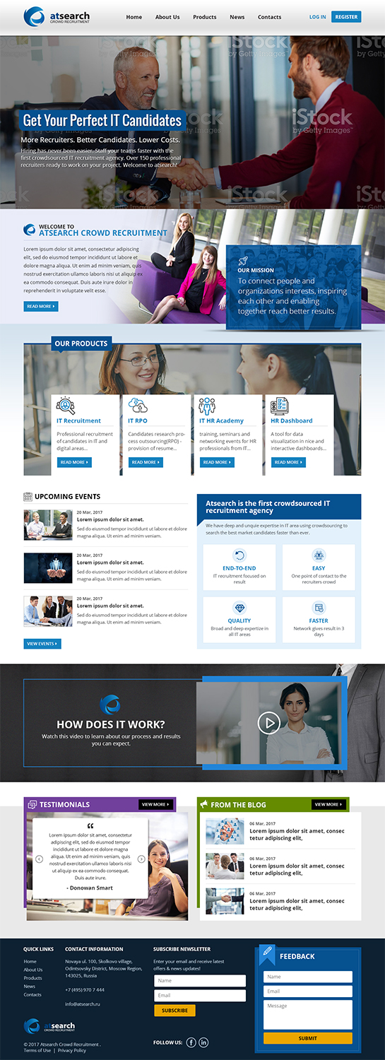 Web Design by RupalTechno for this project | Design #14409018
