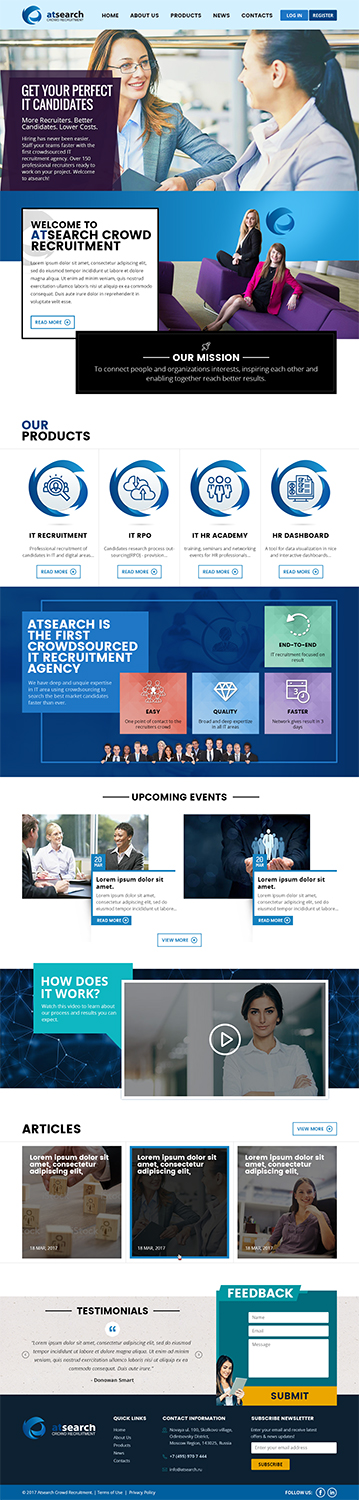 Web Design by RupalTechno for this project | Design #14421431