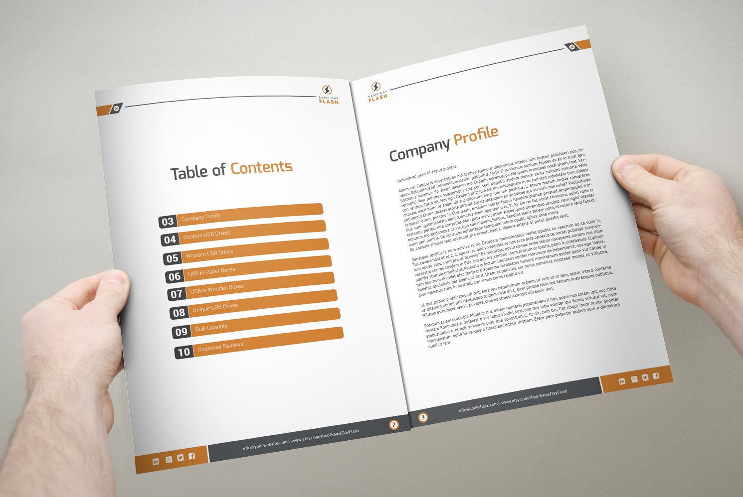 Katalog-Design von iTech Graphics für SameDayFlash | Design #14336784