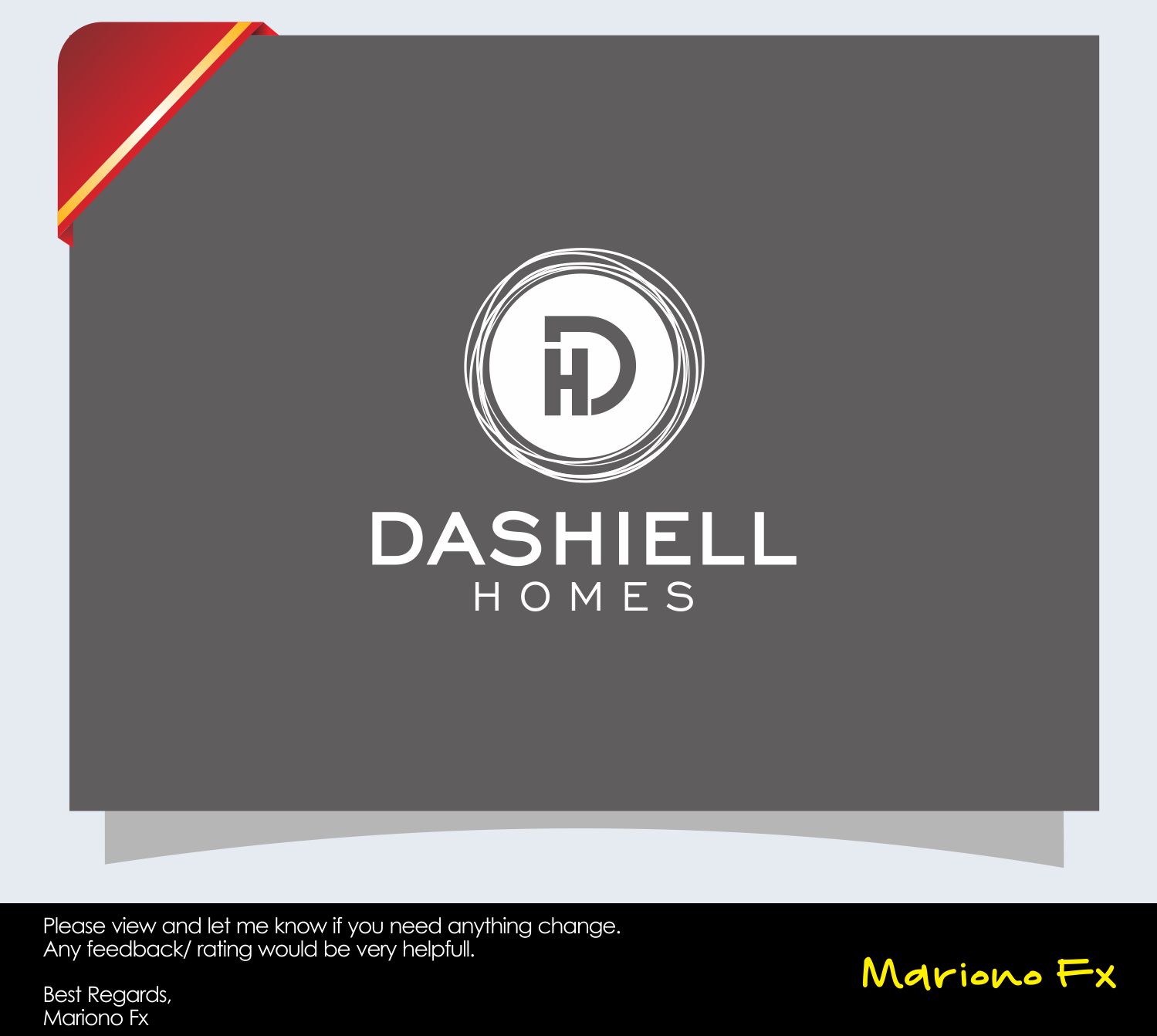 Logo Design by Mariono Fx for Seven Custom Homes | Design #14328668