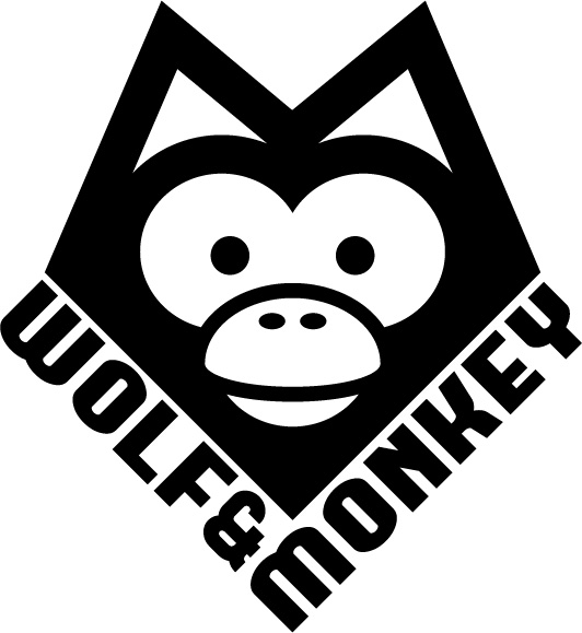 Wolf & Monkey Logo by tinylavafish