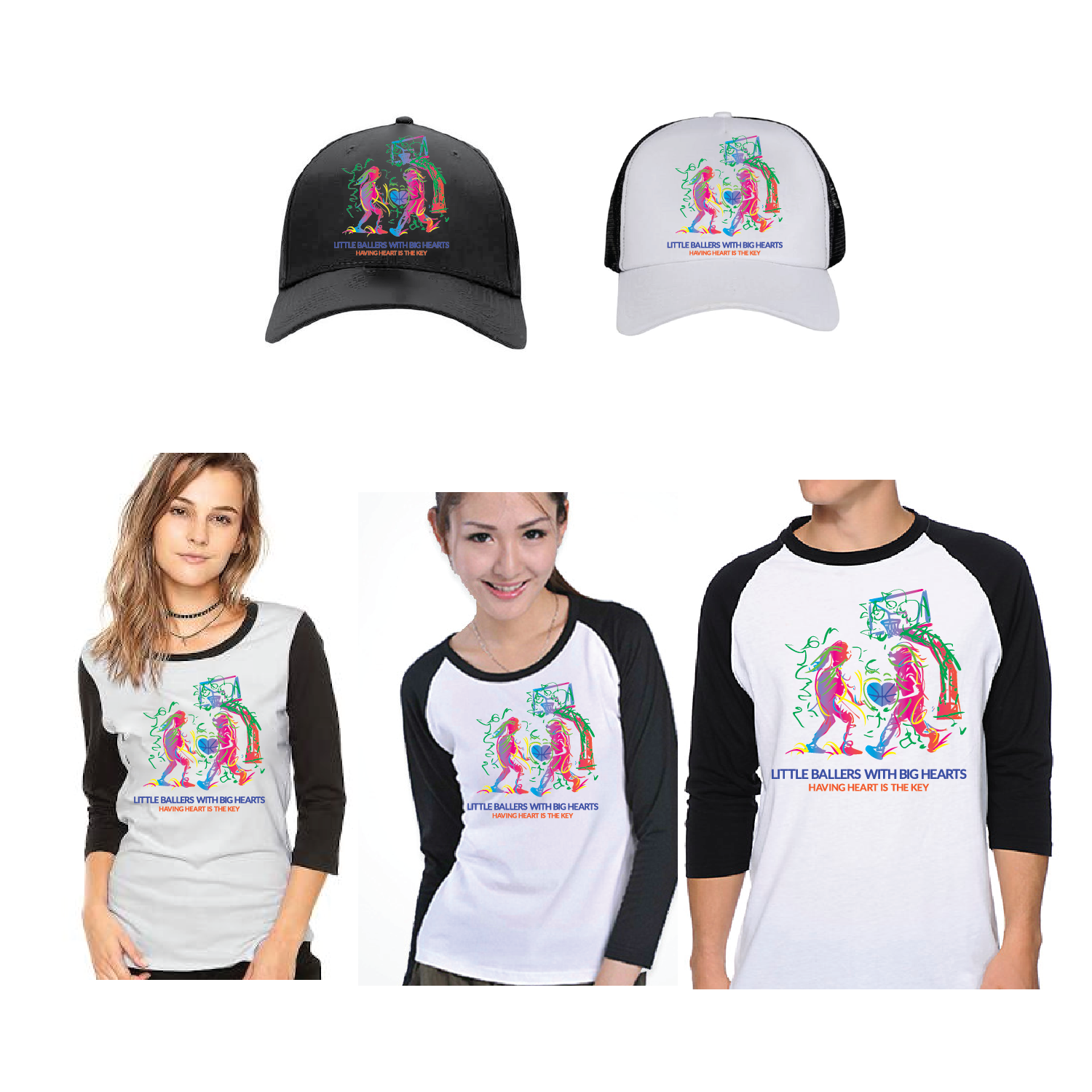 Logo Design by moisesf for Little Ballers With Big Hearts | Design #14497512