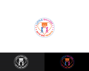 Logo Design by Black_idea for Little Ballers With Big Hearts | Design: #14331304