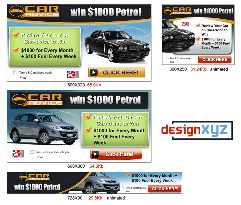 Banner Ad Design by DesignXyz for Car Advice | Design #560150