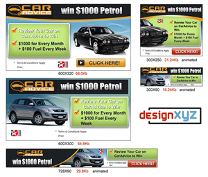 Diseño De Banner Publicitario por DesignXyz para Car Advice | Diseño: #561850
