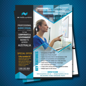 Flyer Design by uk for AV Media Systems | Design: #14334781