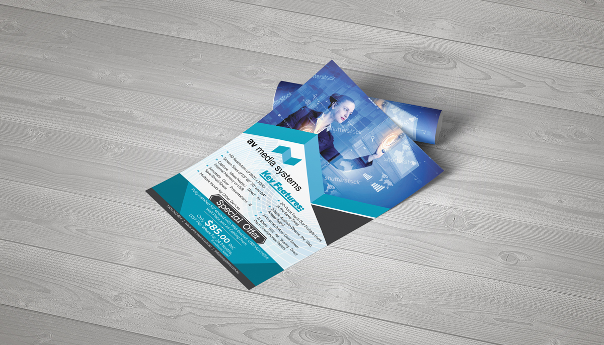 Flyer Design by Impressive Solutions for AV Media Systems | Design #14340720
