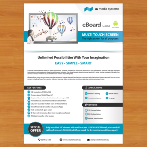 Flyer Design by debdesign for AV Media Systems | Design: #14335791
