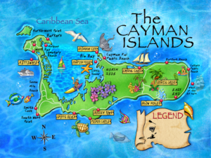 We need an adventure Map of the Cayman Islands! | Graphic Design by David Harston