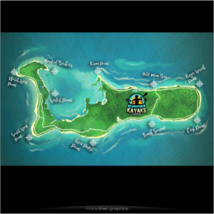We need an adventure Map of the Cayman Islands! | Grafik-Design von vladst2004