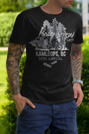 Loose Screw Dual Sport Motorcycle ride 2017 | T-shirt Design by Kero