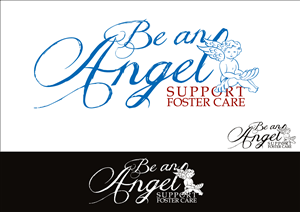 Be an Angel.  Support Foster Care. | Logo Design by john lee huber