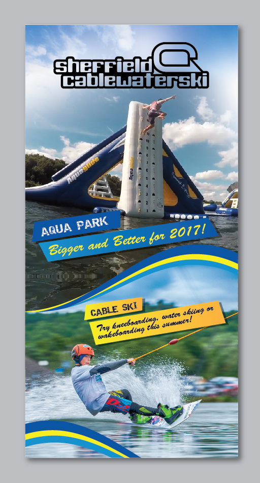 Diseño de Flyer por Achiver para Sheffield Cable Water Ski Ltd | Diseño #14391739