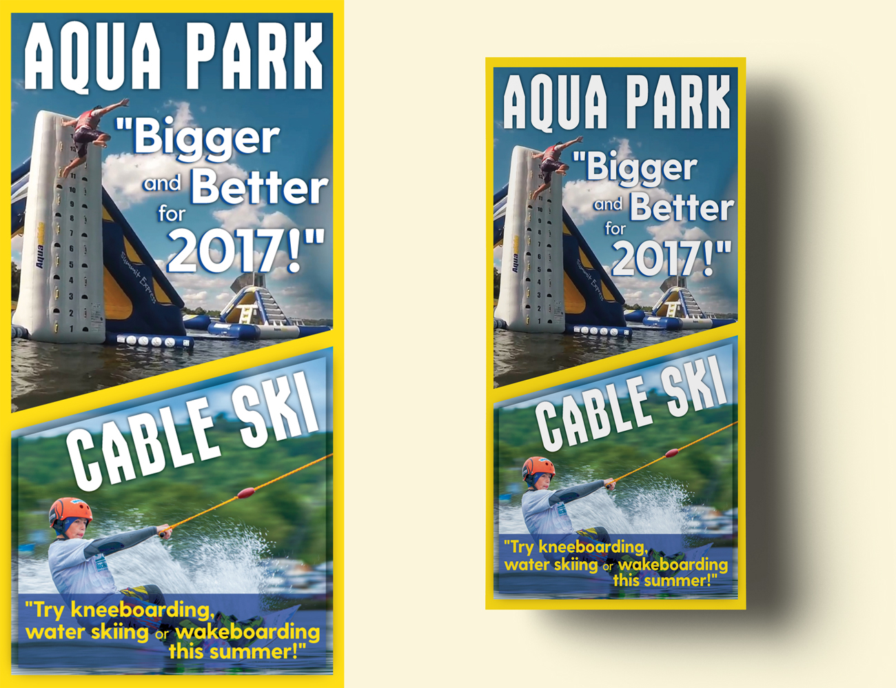 Diseño de Flyer por Impressive Sol para Sheffield Cable Water Ski Ltd | Diseño #14354344