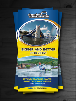 Diseño de Flyer por innovative earth para Sheffield Cable Water Ski Ltd | Diseño: #14393300