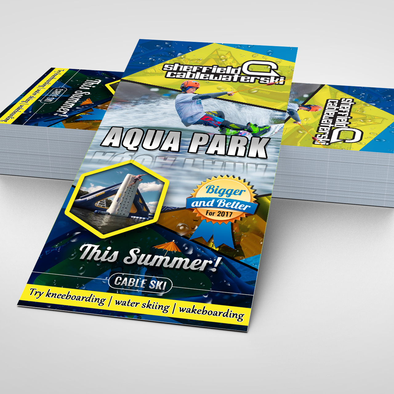 Flyer Design by Samir Mirza for Sheffield Cable Water Ski Ltd | Design #14369916
